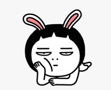 WeChat-Sticker-Elise-Cynical-Rabbit