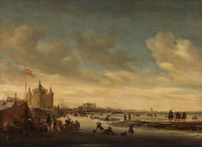 van Ruysdael, Salomon, c.1602-1670; Alkmaar in Winter